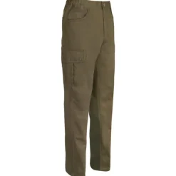 Pantalon de chasse Hyperstretch Savane 7 poches kaki T38 à 60