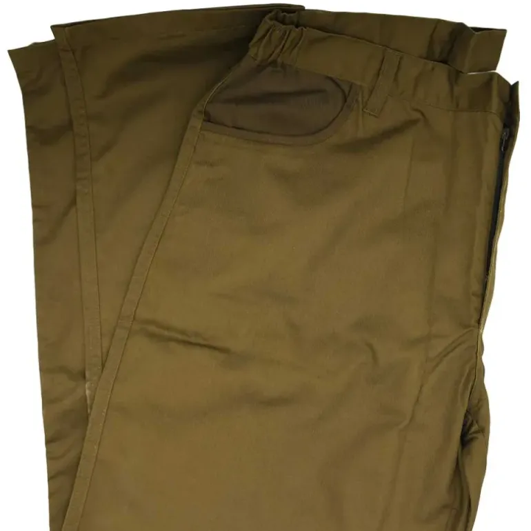 Pantalon de chasse T649N polyester coton marron taille 60