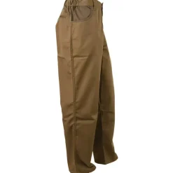 Pantalon de chasse T649N polyester coton marron taille 60