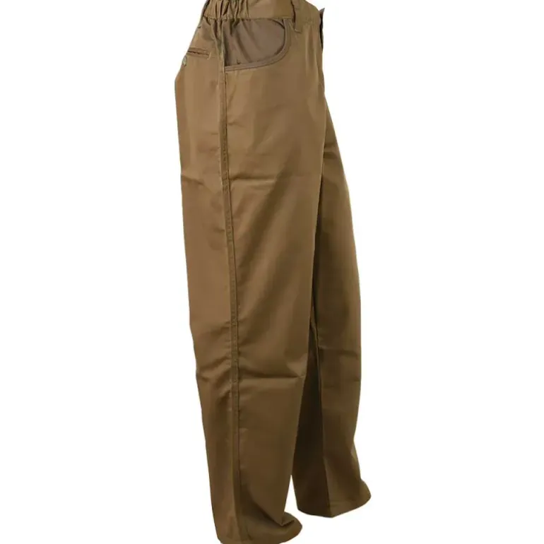 Pantalon de chasse T649N polyester coton marron taille 60