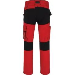Pantalon de travail homme Hector Herock® - Rouge - Multi-poches professionnelles