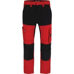 Pantalon de travail homme Hector Herock® - Rouge - Multi-poches professionnelles