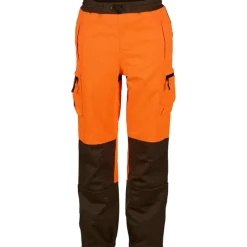 Pantalon enfant Ridge polyester spandex orange néon 6 à 16 ans