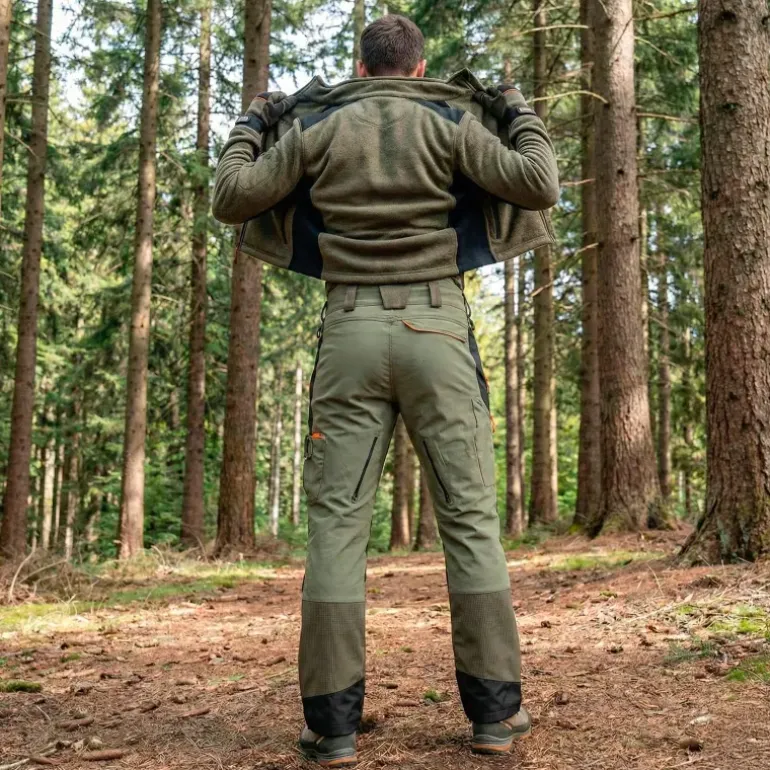 Pantalon Francital Iraty élastiqué 5 poches