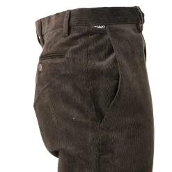 Pantalon marron Calvados côtelé extensible T38 À 60