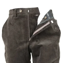 Pantalon marron Calvados côtelé extensible T38 À 60