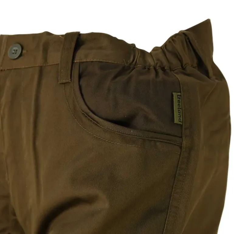 Pantalon Treeland Ouverture déperlant homme marron 38 à 60