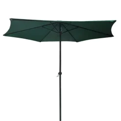 Parasol Rond Ø 2,70 m polyester 160 g/m² vert