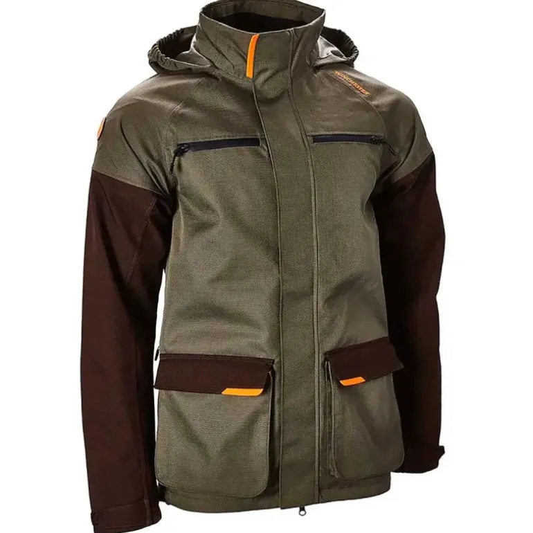 Parka Homme Winchester® Track Racoon Vert - Manches Longues & Capuche