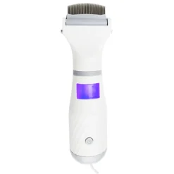 Peigne électrique anti-poux autonomie 4-6h LED 3 niveaux silencieux
