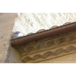 Pics anti-pigeon spécial gouttières galvanisé lot de 12