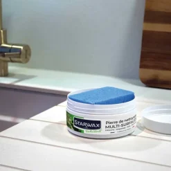 Pierre de nettoyage naturelle 99% + éponge détachante 375g Starwax