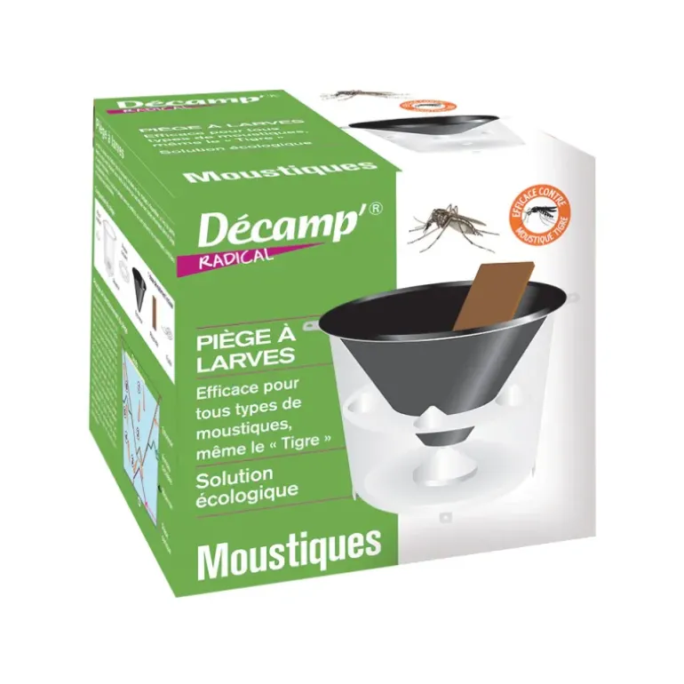 Piège à larves de moustiques réutilisable sans insecticide