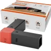 Piège à rongeurs d'angle électrique USB - 2 tunnels - 2000V