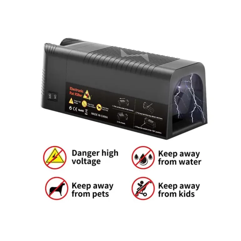 Piège à souris électrique USB - 2500V - 30 chocs par recharge