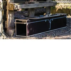 Piège boite à fauve bois 2 entrées ouverture 135x19x24