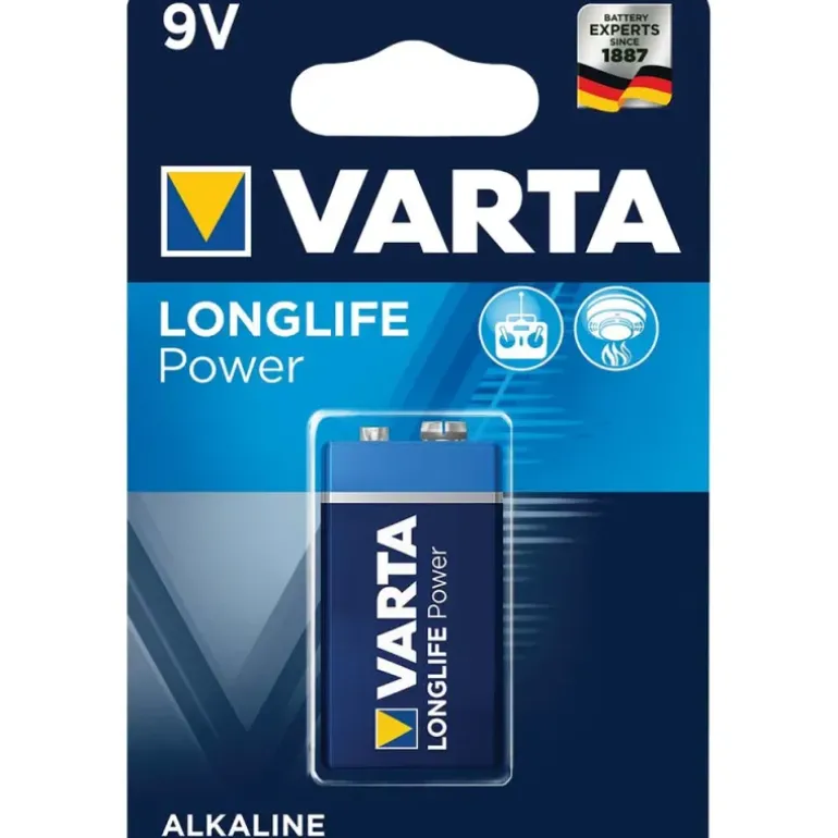 Pile alcaline Varta Longlife Power 9V / 6LR61