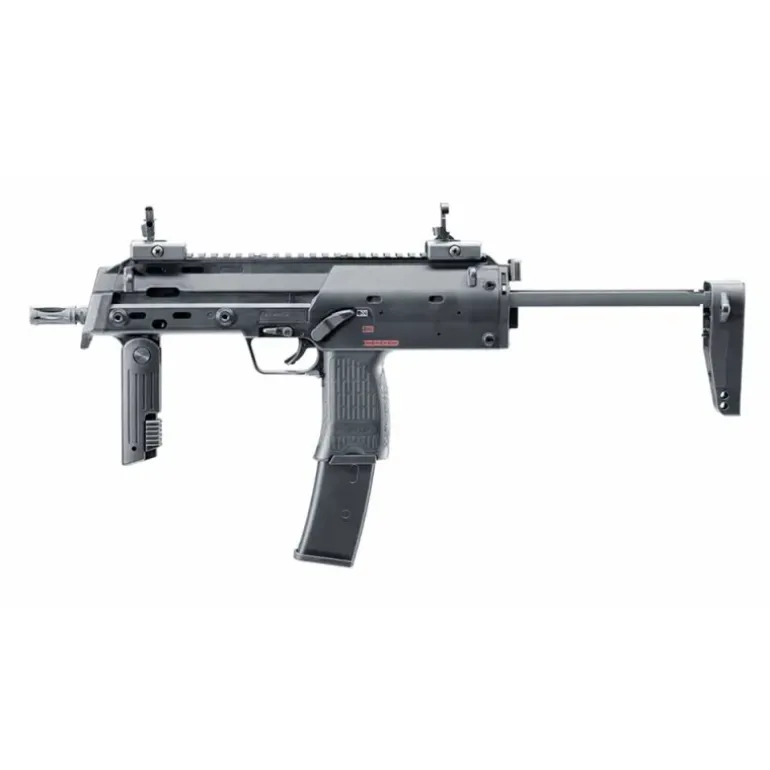 Pistolet à gaz 2 modes 40 coups MP7 BBS 6mm 1J L418-640mm