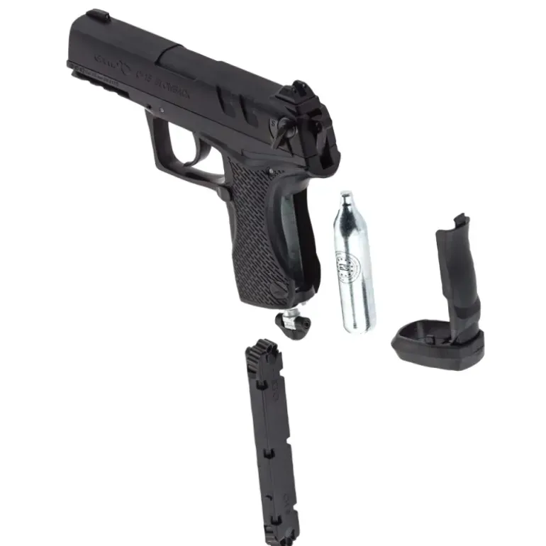 Pistolet C-15 Blowback cal 4.5mm noir 125m/s L17,7cm