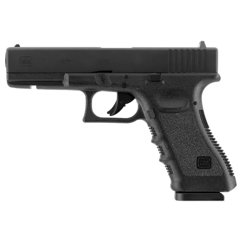 Pistolet CO2 17 8 coups cal. BB/4,5mm ou 4,5mm blowback 3J