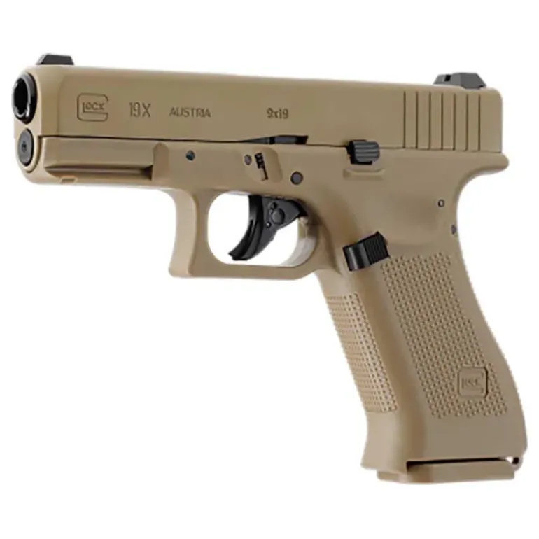 Pistolet Glock 19X Coyote - Replique Blowback Semi-Automatique 4,5 mm