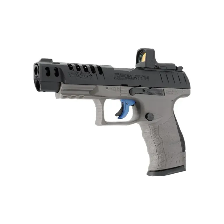 Pistolet Match combo 5 CO² cal. 4.5 blowback 21 coups + viseur