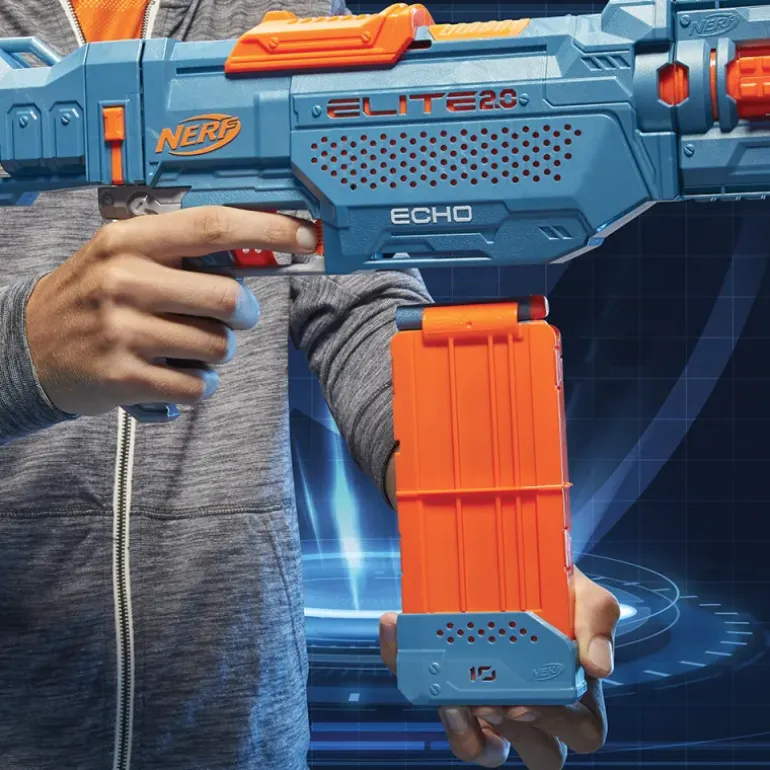 Pistolet NERF Elite 2.0 Echo CS 10 24 flechettes incluses