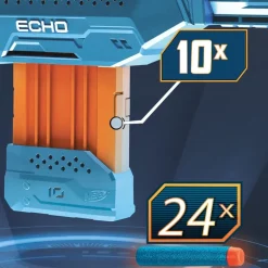Pistolet NERF Elite 2.0 Echo CS 10 24 flechettes incluses