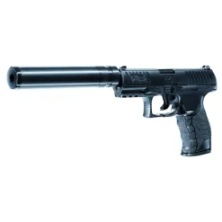 Pistolet PPQ Navy 14 coups +90 BBs 6mm Spring 0,5J + silencieux