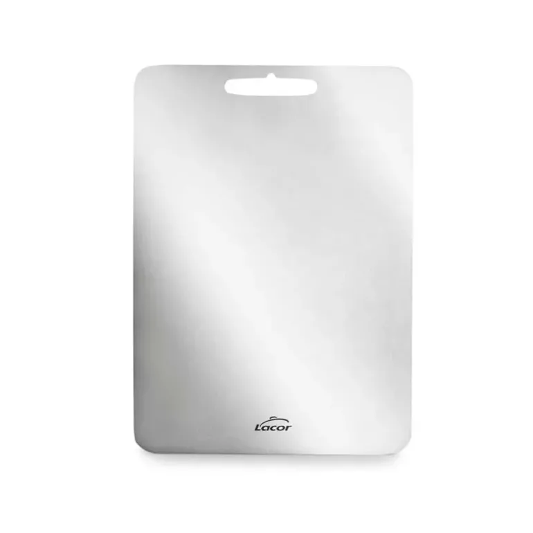 Planche à découper professionnelle en acier inoxydable 36x25cm - LACOR