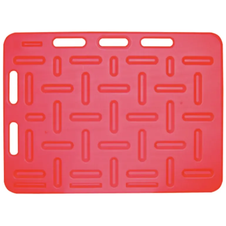 Plaque à porc PVC robuste rouge