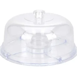 Plateau de service avec couvercle Ø30,5cm H20cm 890g