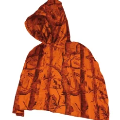 Pèlerine Dinan Ghost imperméable polyuréthane orange blaze&black