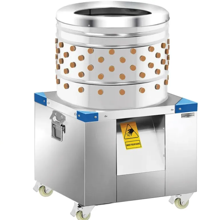 Plumeuse humide inox 154 doigts – Tambour Ø 60 cm