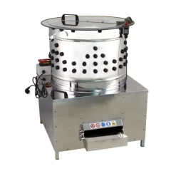 Plumeuse professionnelle Cylindra inox 144 doigts 0,75kW River Systems