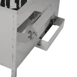 Plumeuse professionnelle Cylindra inox 144 doigts 0,75kW River Systems