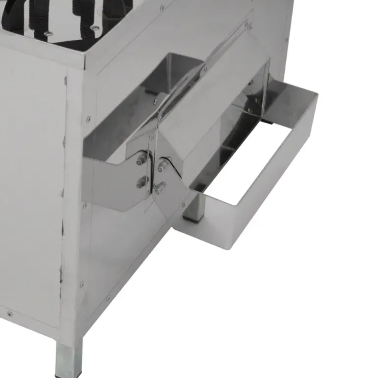 Plumeuse professionnelle Cylindra inox 144 doigts 0,75kW River Systems