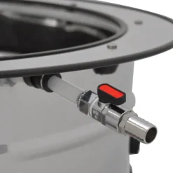 Plumeuse professionnelle Cylindra inox 144 doigts 0,75kW River Systems