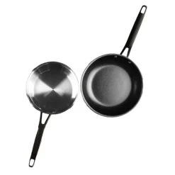 Poêle Origin anti-adhérente en acier inoxydable - Ø24cm - Tous feux et four