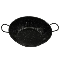 Poêle profonde émaillés poignées acier laminé Ø30cm
