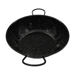 Poêle profonde émaillés poignées acier laminé Ø30cm