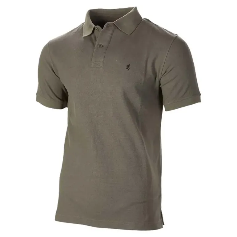 Polo Homme Ultra 79 Browning® - Coton Respirant Kaki