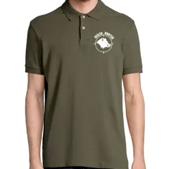 Polo Keiler Hunter kaki logo 1