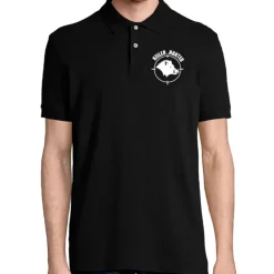 Polo Keiler Hunter noir logo 1