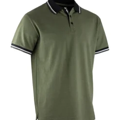Polo manche courtes Lewis élégant coton polyester vert S à 3XL