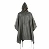 Poncho unisexe imperméable Kaki Taille unique - Protection pluie