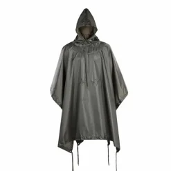 Poncho unisexe imperméable Kaki Taille unique - Protection pluie