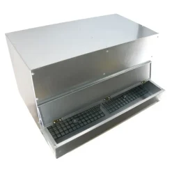 Pondoir galvanisé ramassage extérieur 2 cases