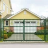 Portail 2 vantaux grillagé 3x1,5m - Maille 50mm - Vert