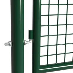 Portail 2 vantaux grillagé 3x1,5m - Maille 50mm - Vert